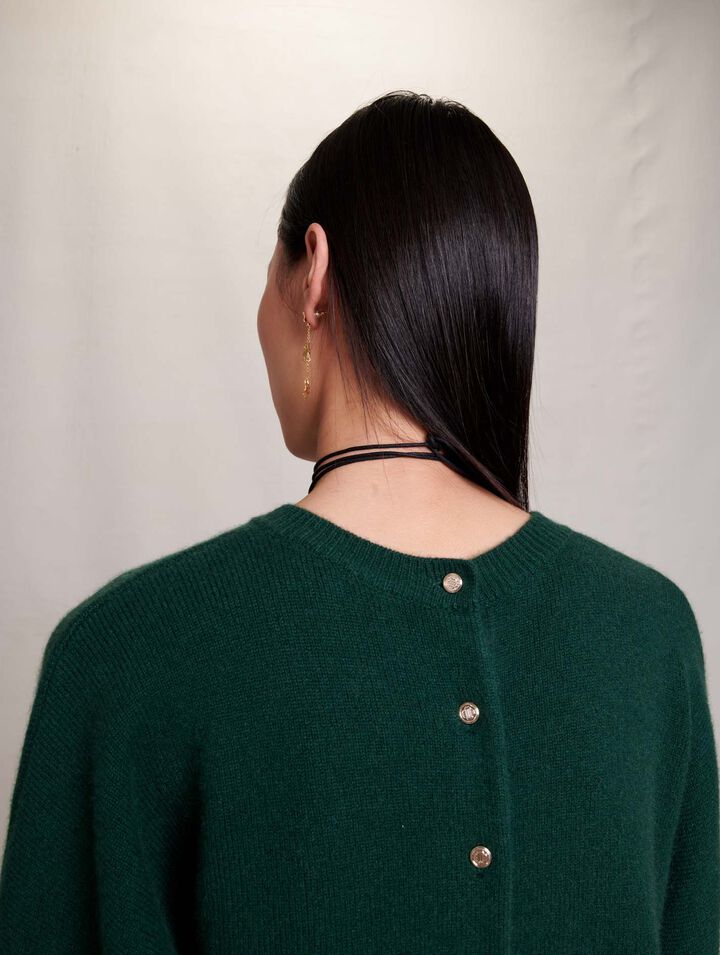 Reversible cashmere jumper