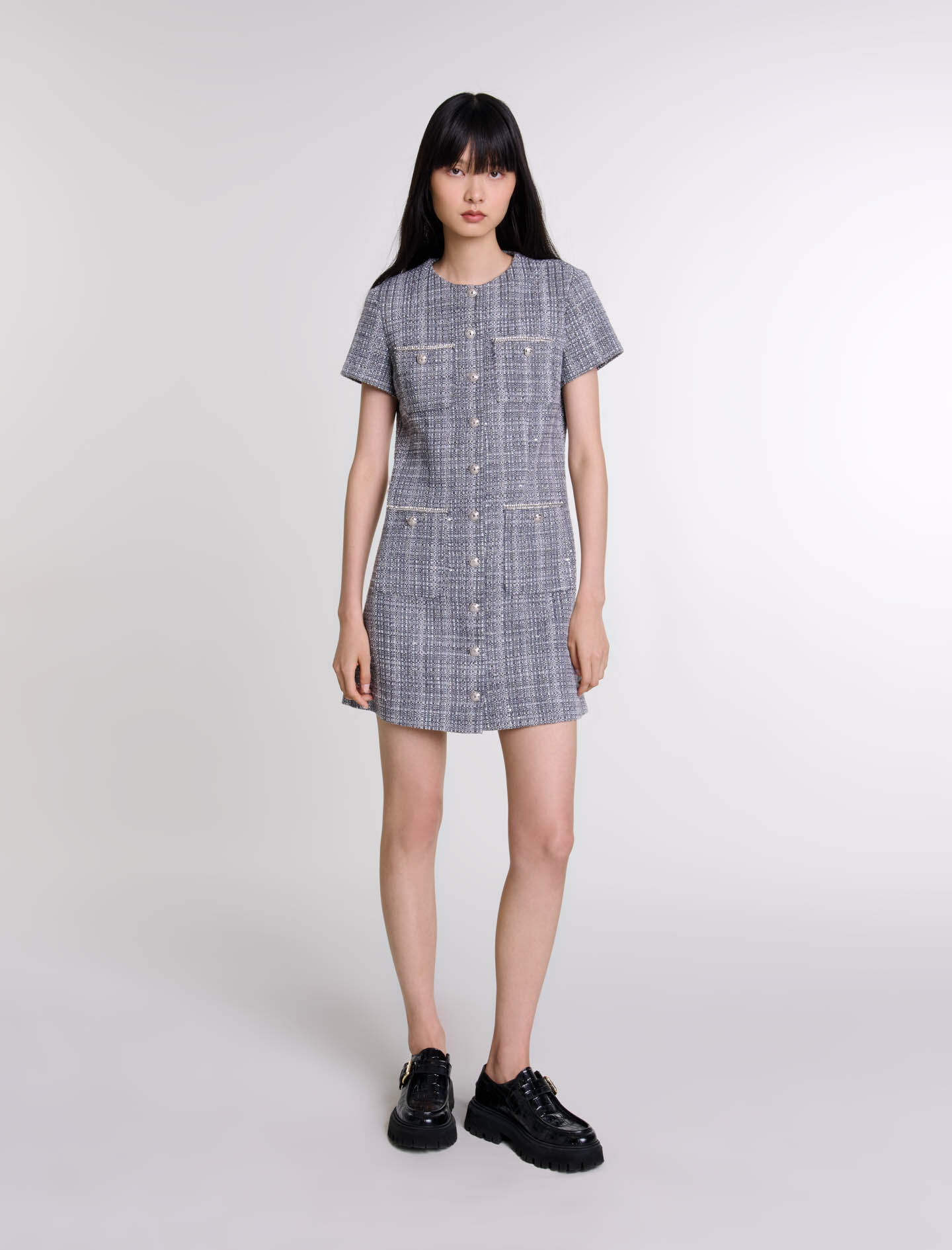 Tweed dress Short dresses Maje