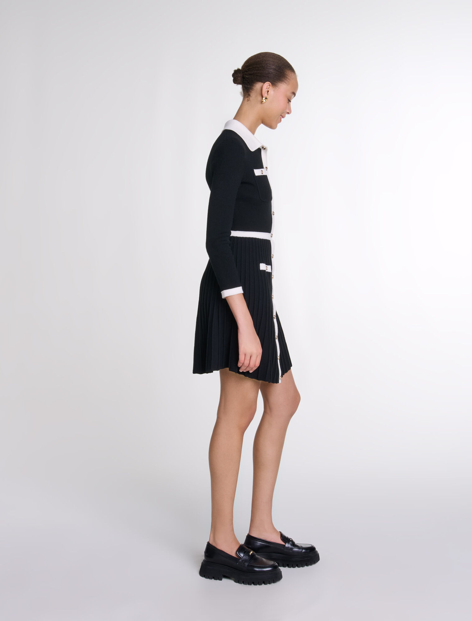 Short knit dress
