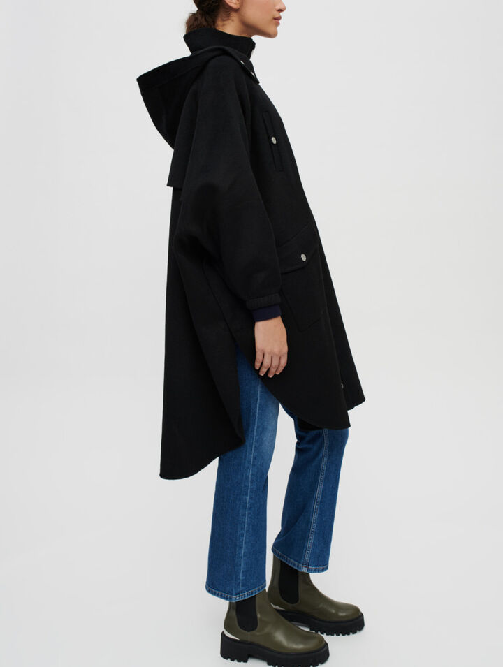 Double-sided oversize coat