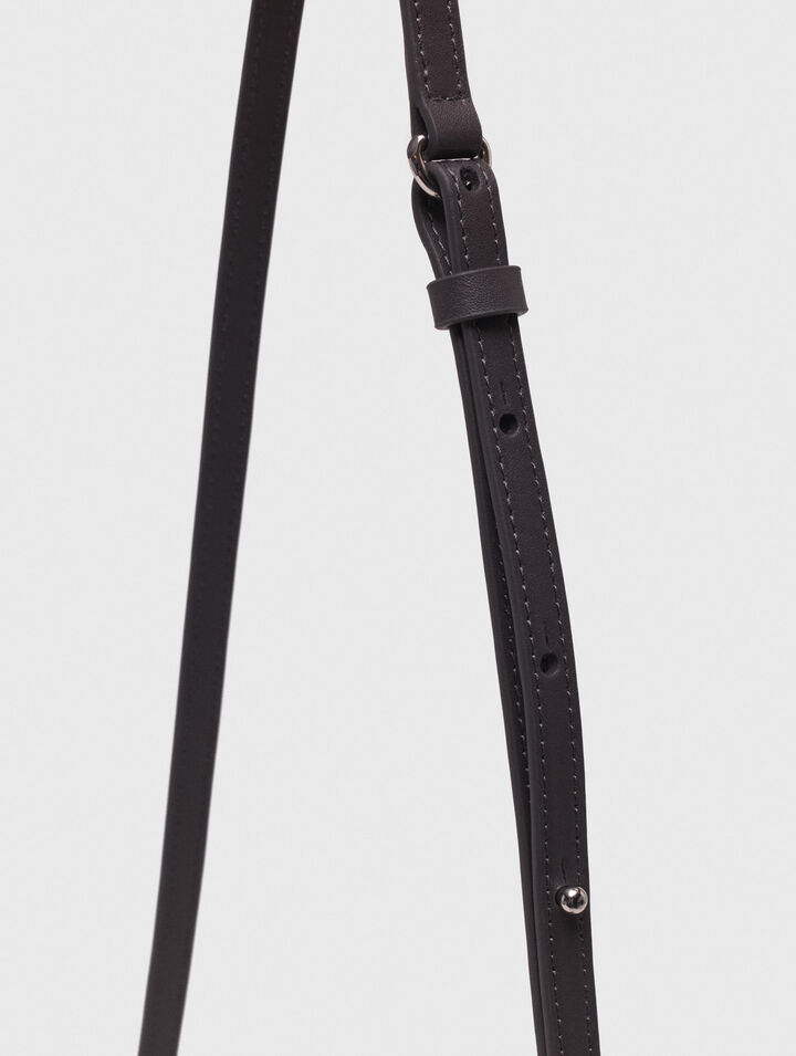 M bag in suede leather