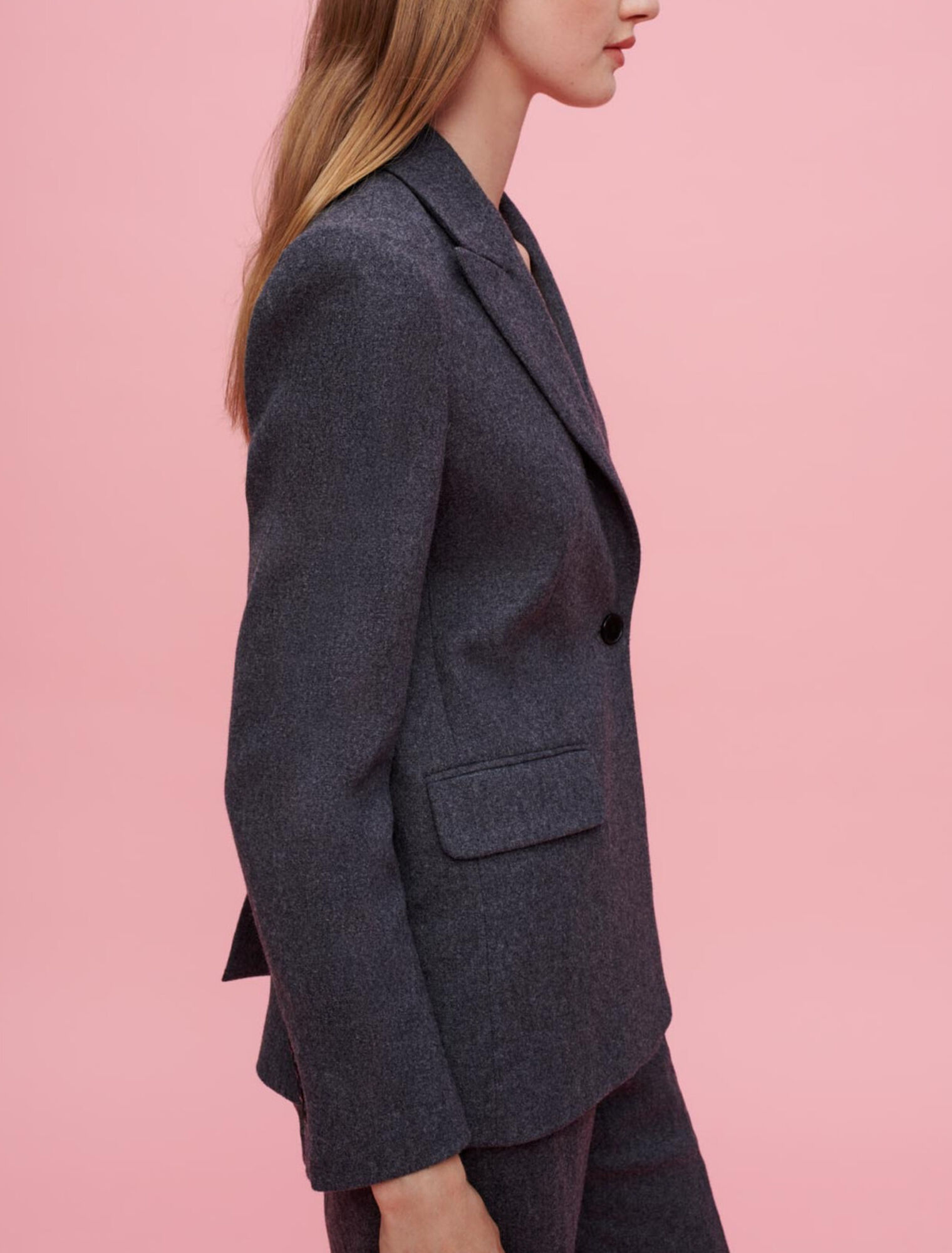 Gray flannel jacket