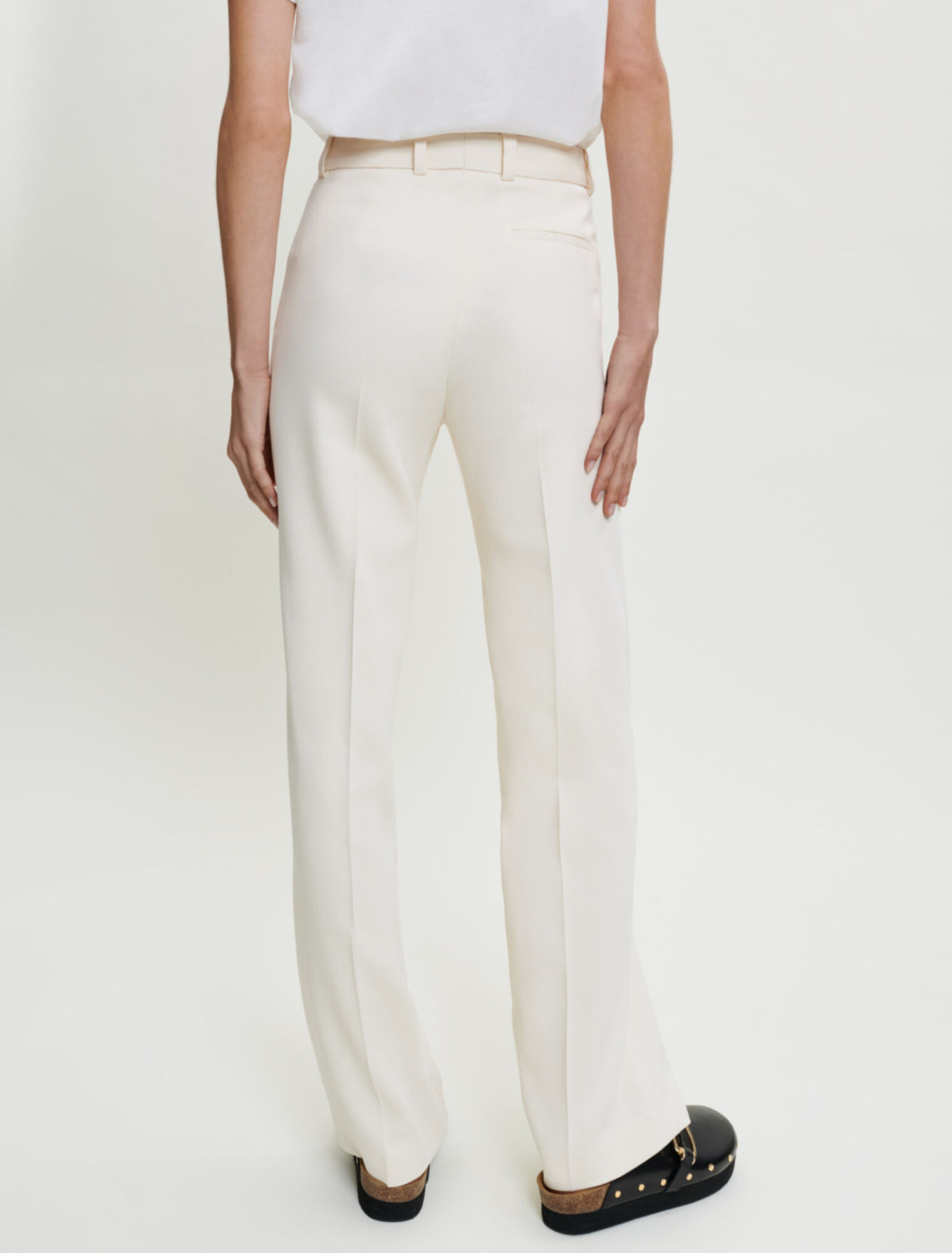 Wide-leg suit trousers 