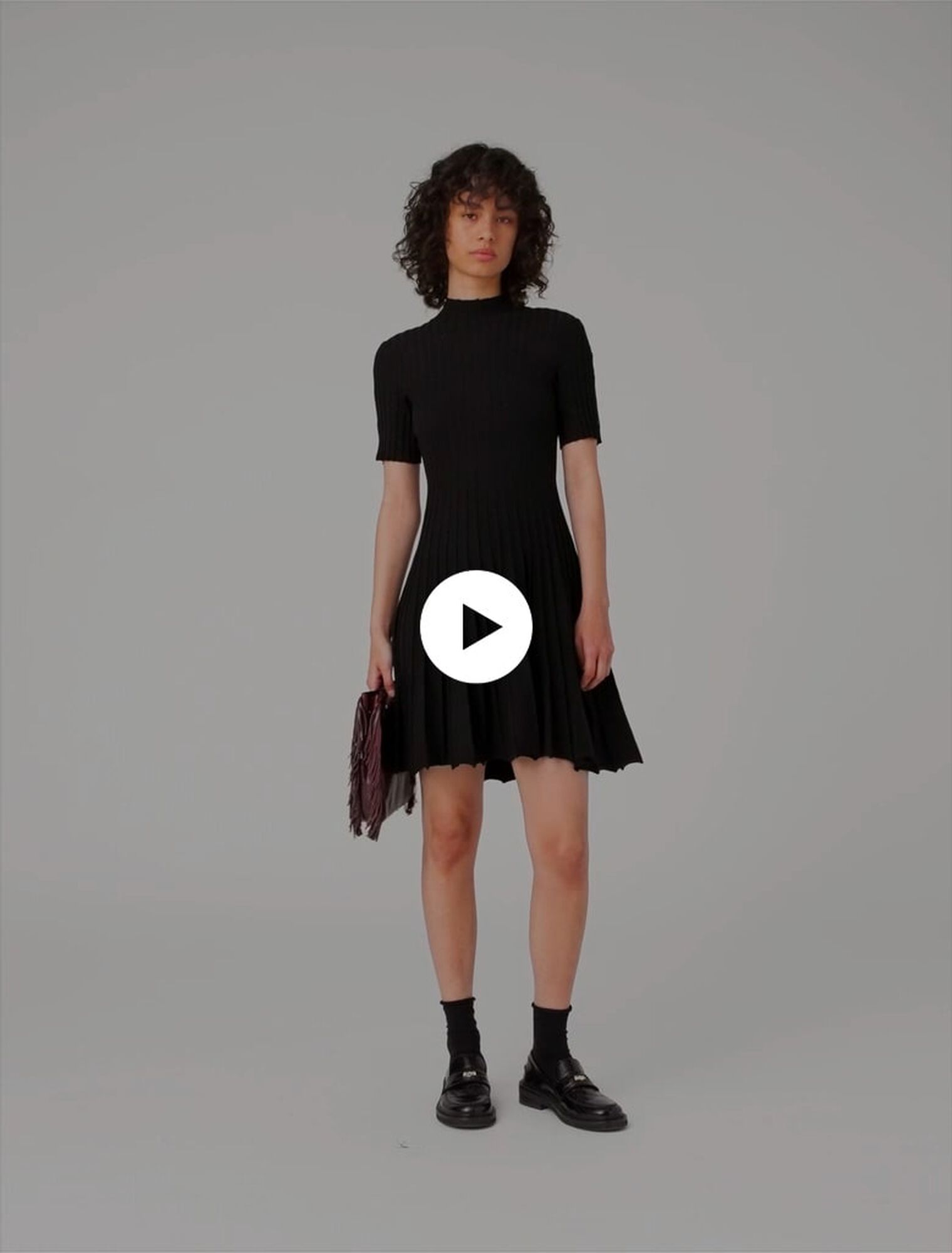 Short knit dress