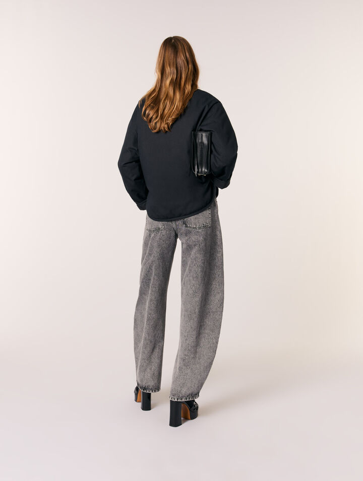 Reversible quilted coat