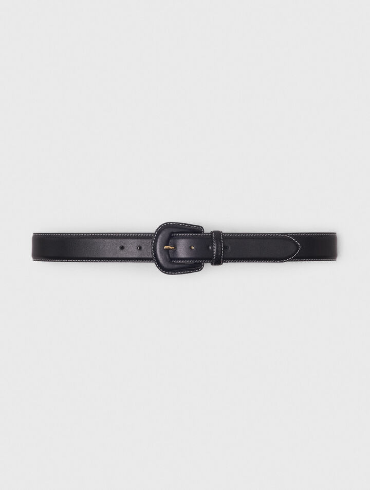 Leather belt