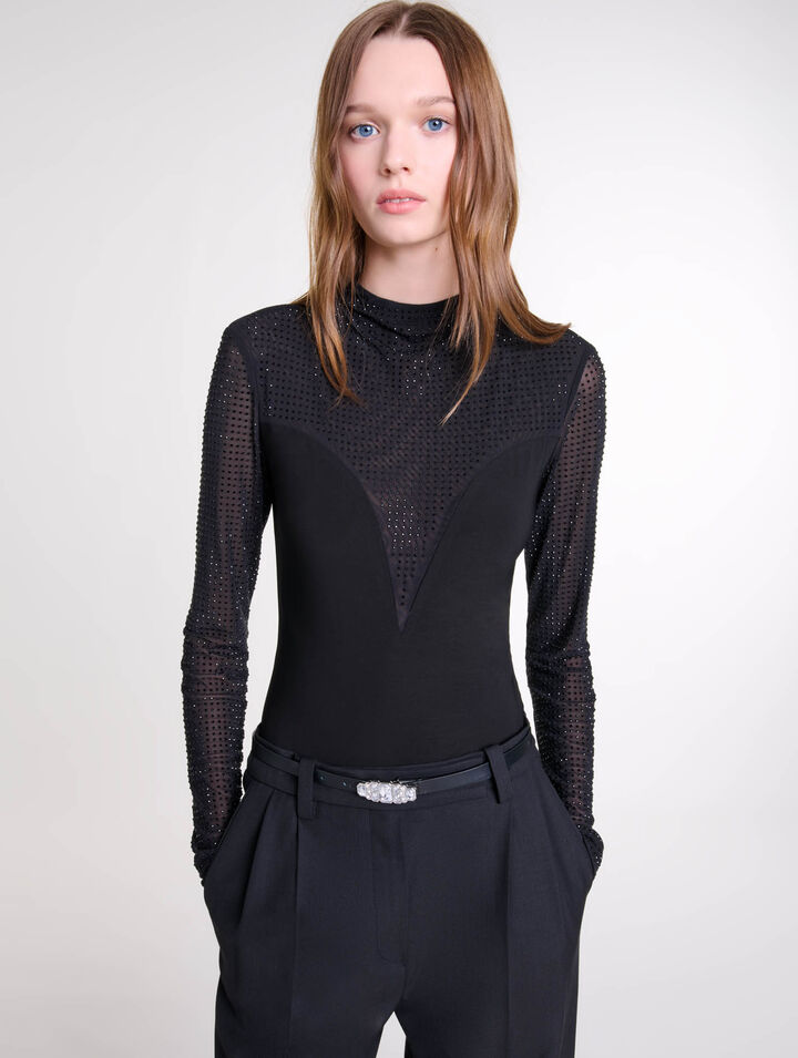 Rhinestone bodysuit