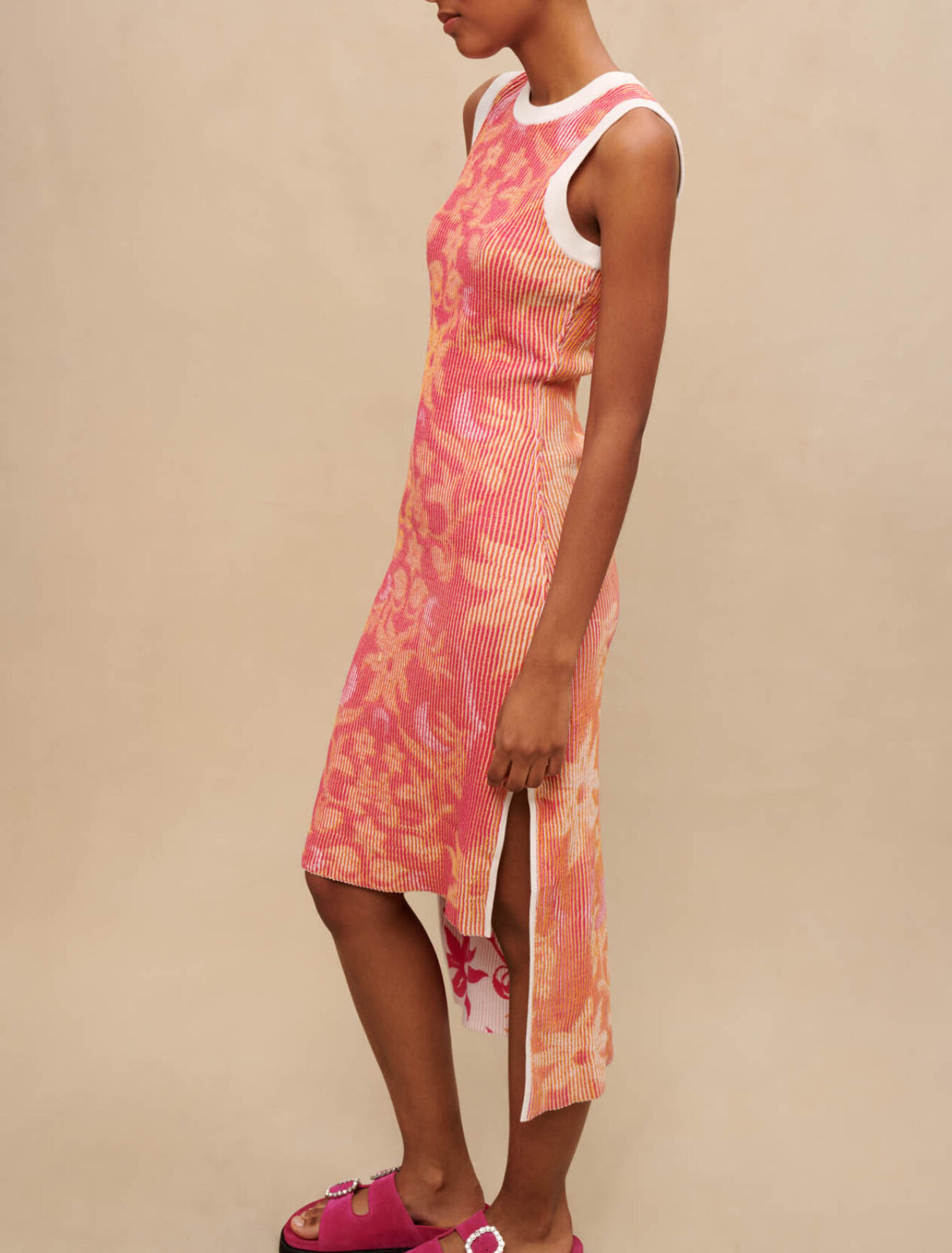 Printed reversible dress
