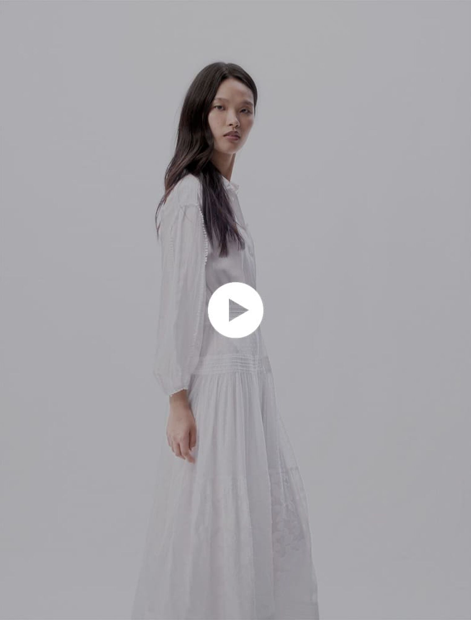 Cotton patchwork maxi dress