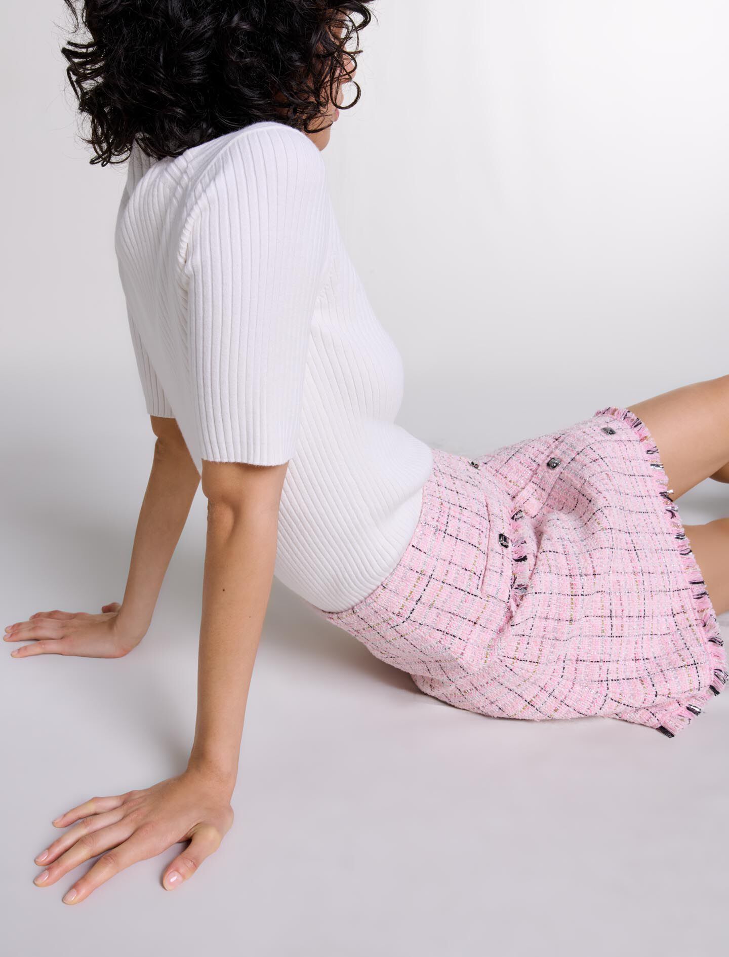 Tweed skirt - Mini skirts | Maje