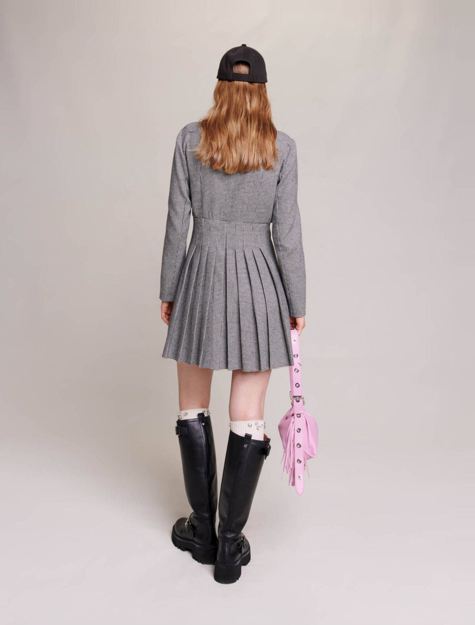 Short pleated dress