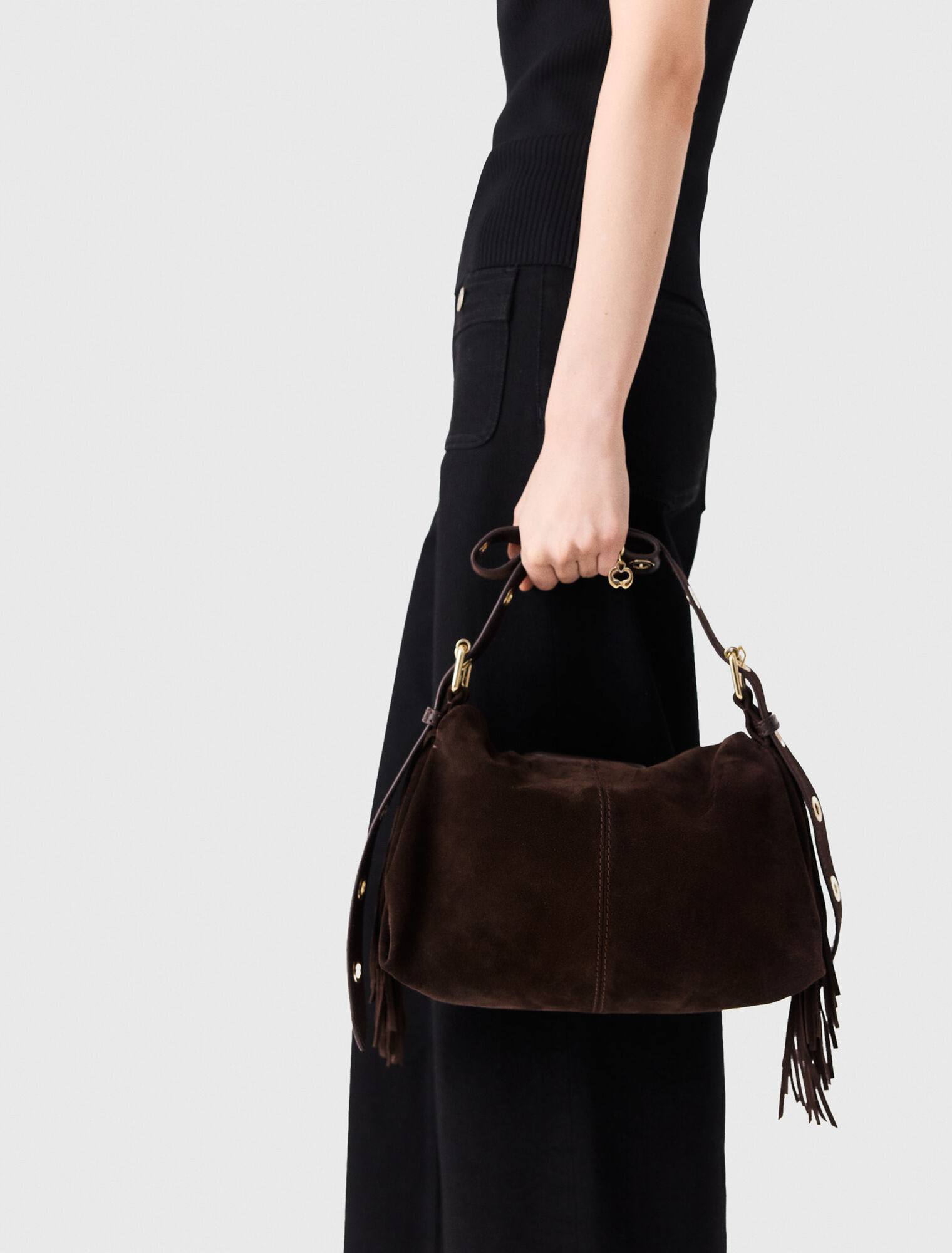 Suede Miss M bag