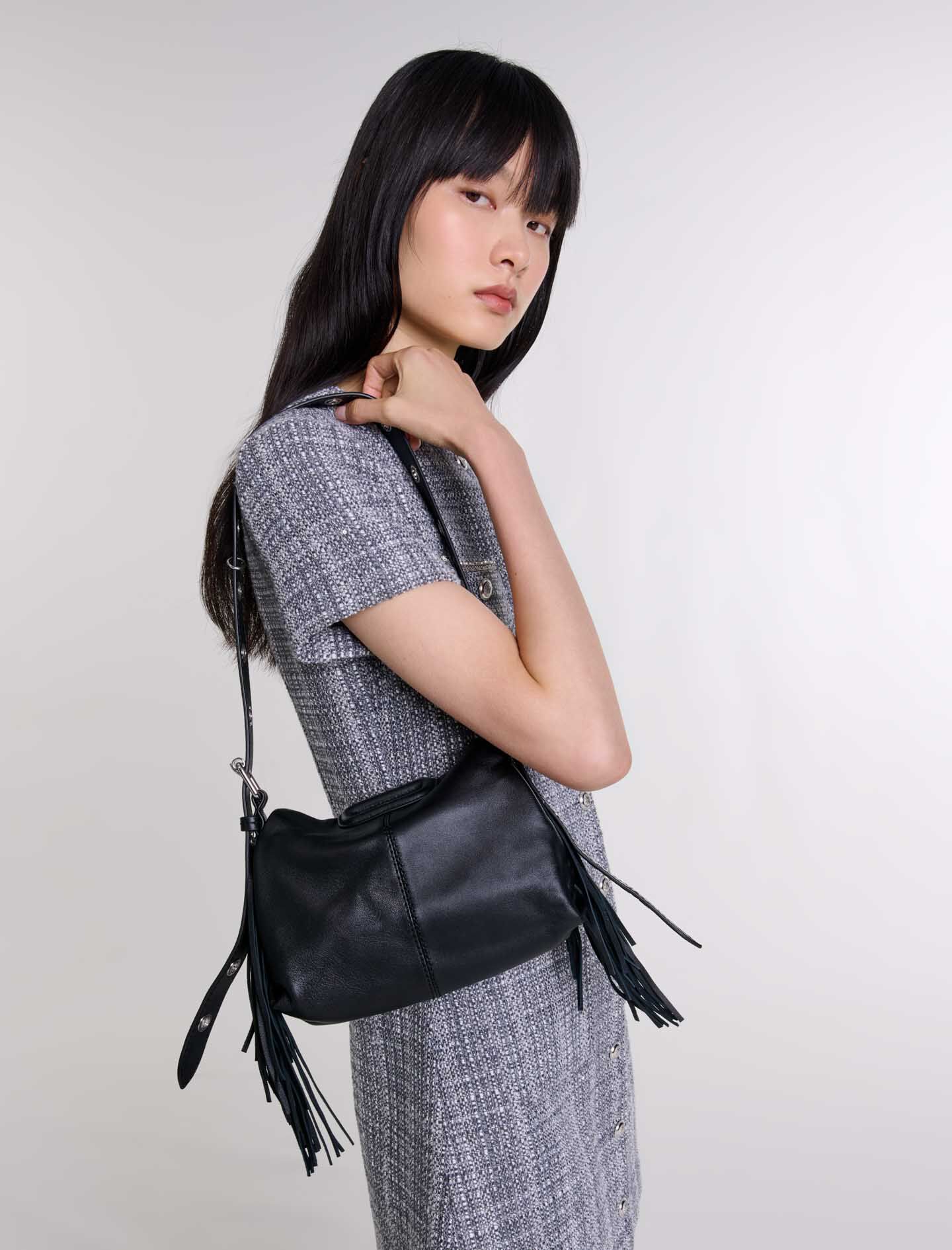 Tweed dress - Short dresses | Maje