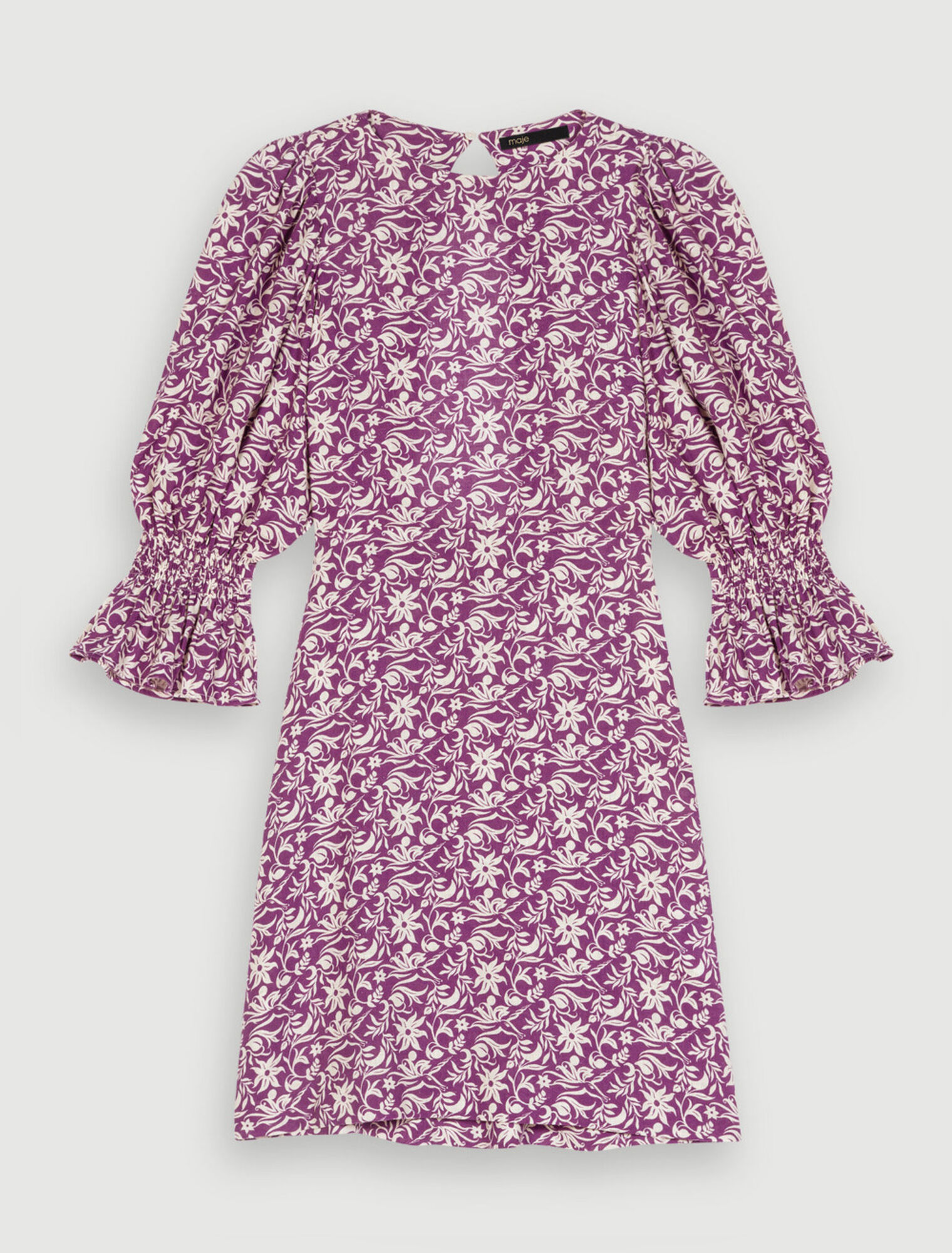 Floral print short dress