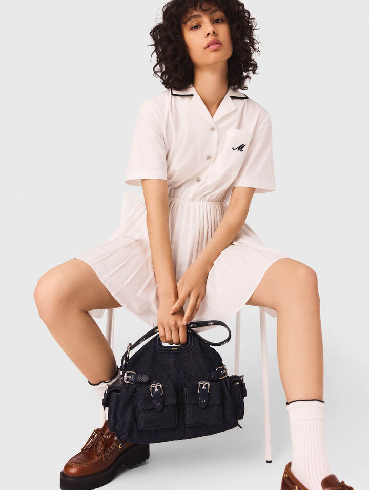 Short-sleeve shirt dress