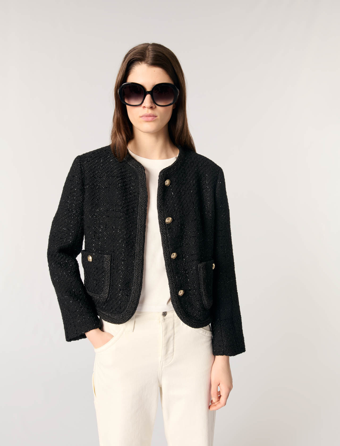 お手頃価格 Short Maje | Blazers - jacket tweed ジャケット・アウター