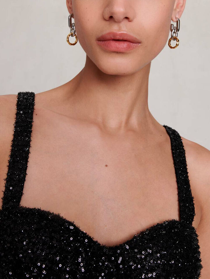 Sparkly bustier