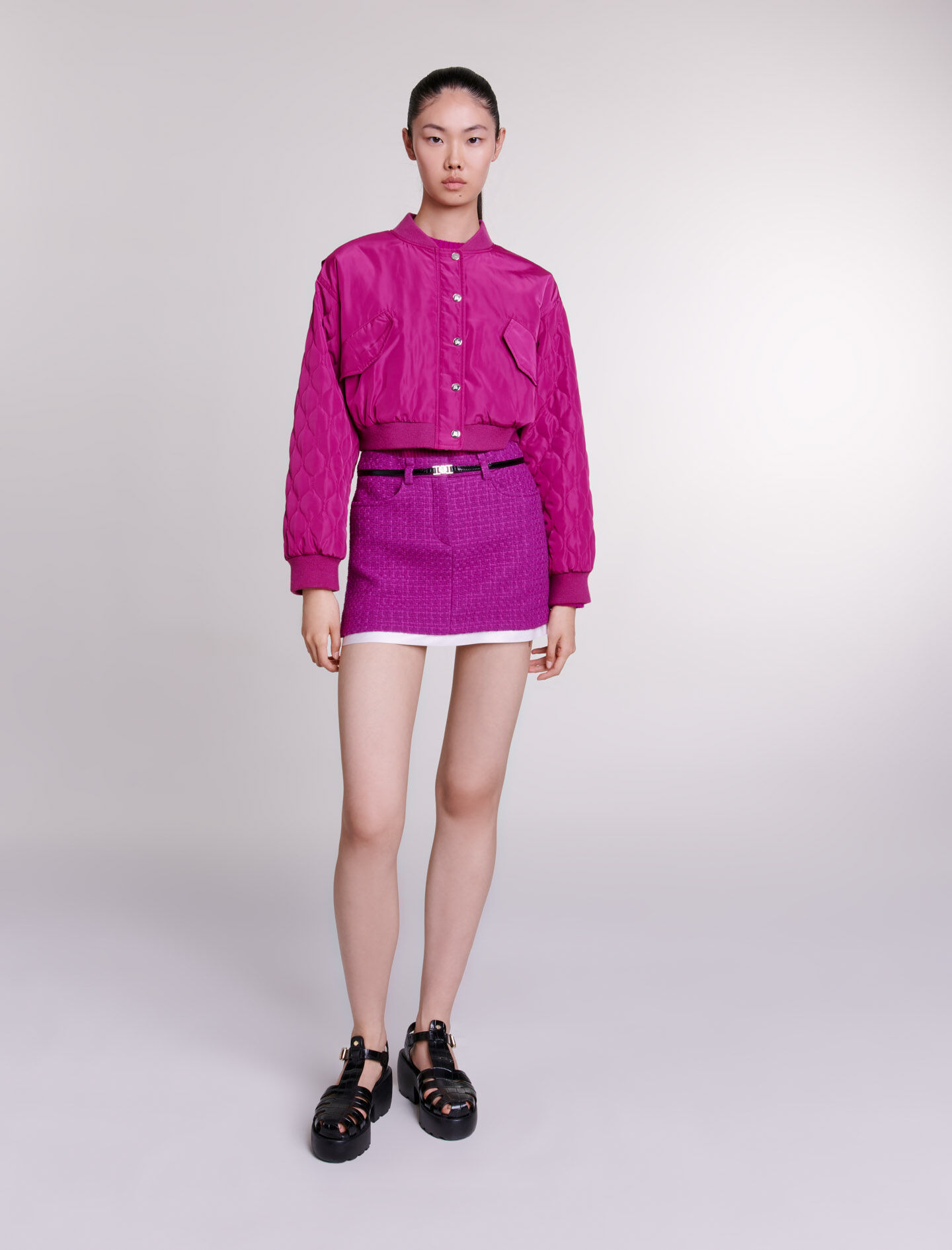 Maje bomber jacket store