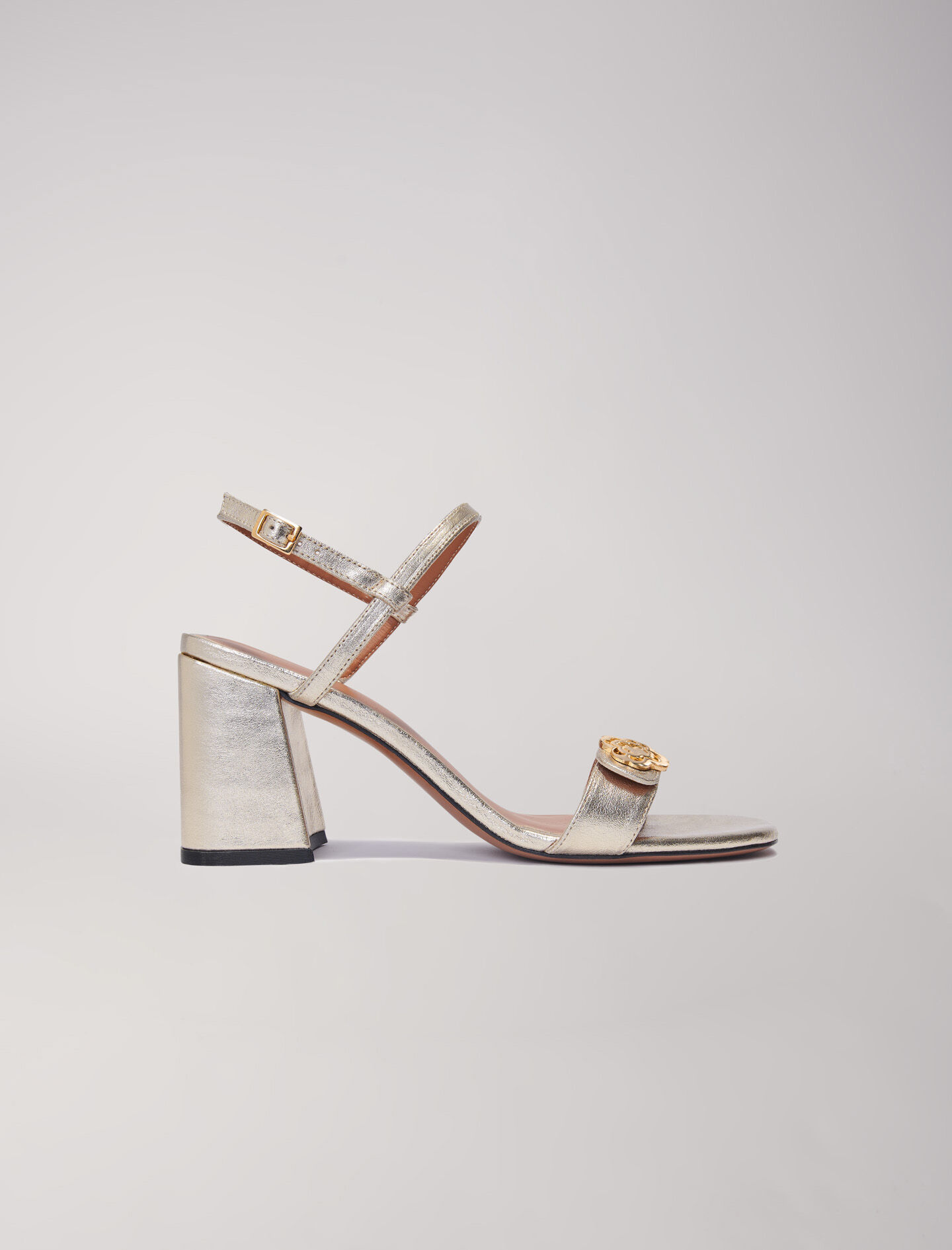 Maje gold sandals online