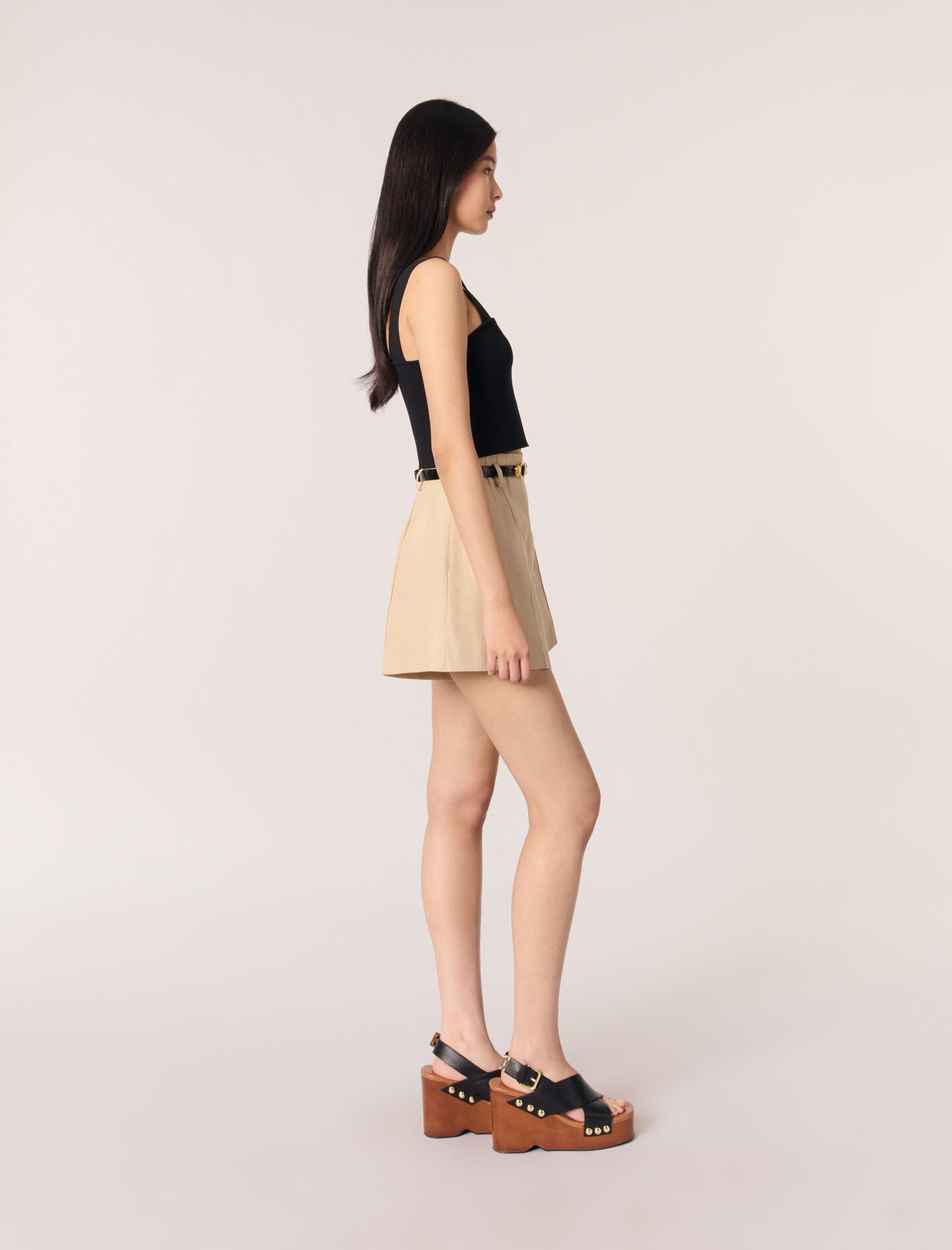 新品未使用randeboo Classic cropped knit GREY RIBBED UNDERBUST KNIT CROP – L'ABEYE