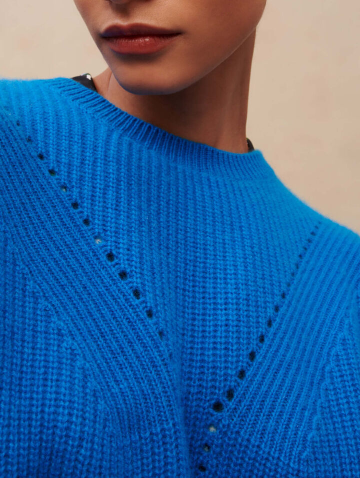 Ribbed cashmere jumper