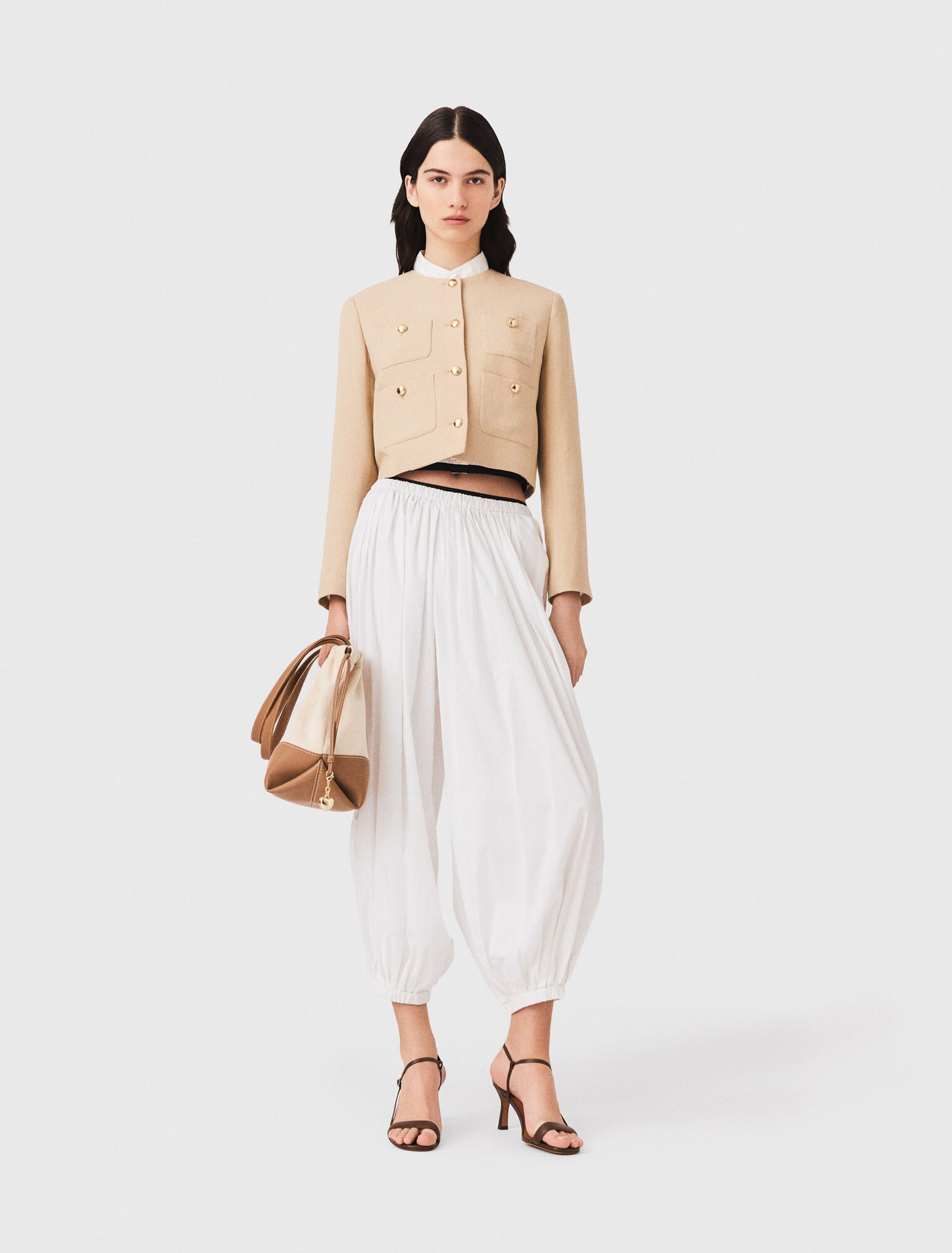 Harem cotton trousers