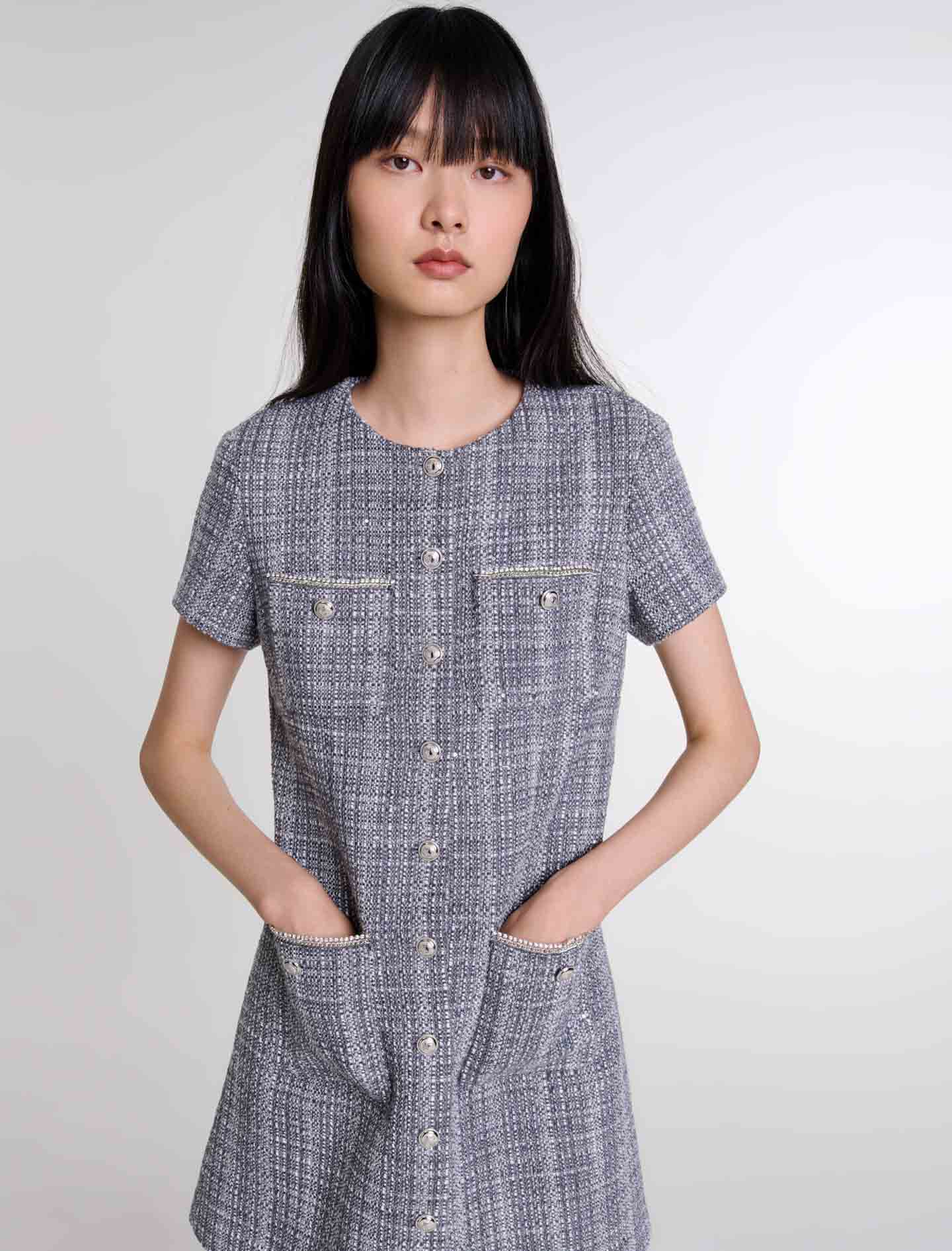 【新発売】今週の市販 Tweed dress Maje | dresses Short - ワンピース