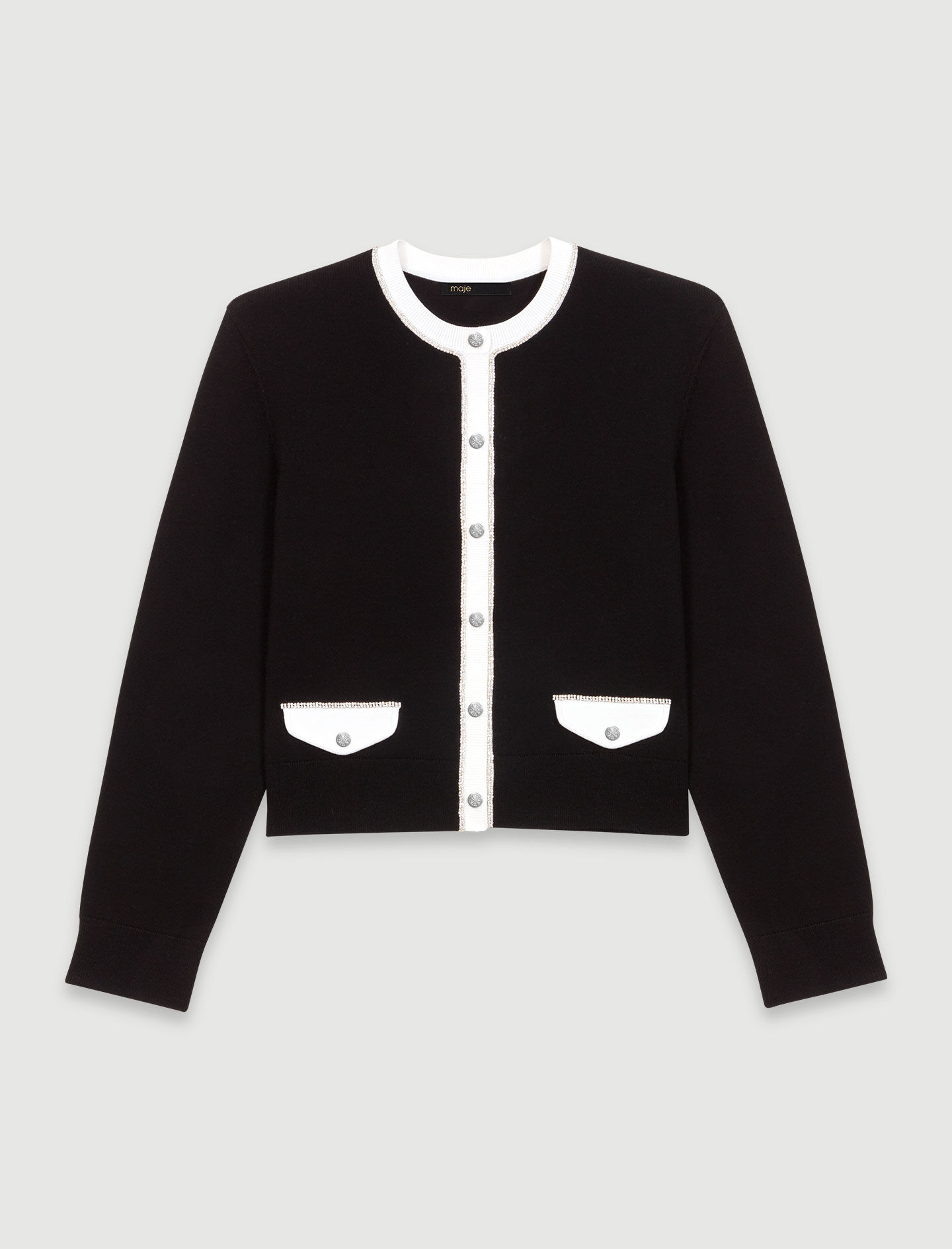 Rhinestone cardigan - Cardigans | Maje