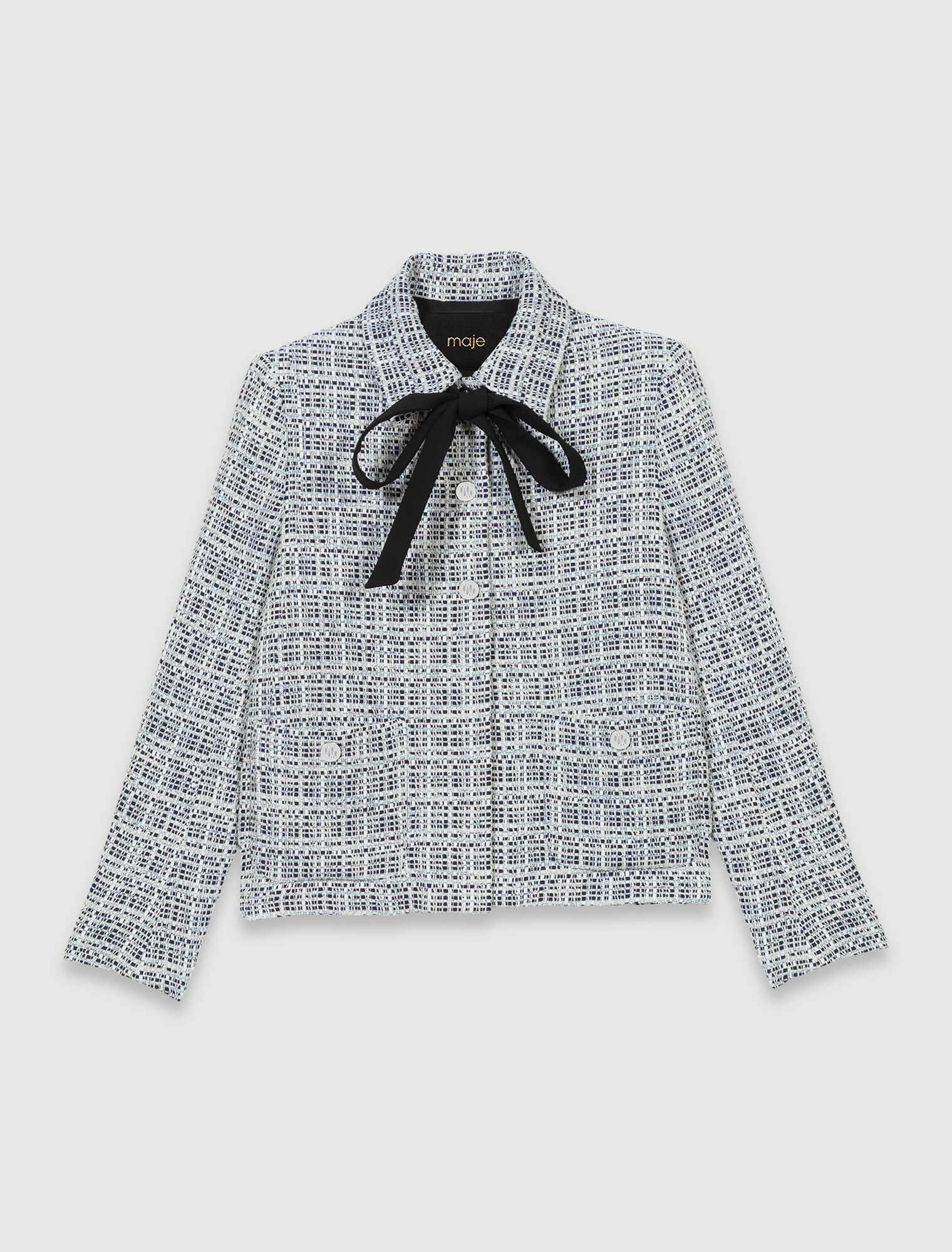 Tweed effect shirt