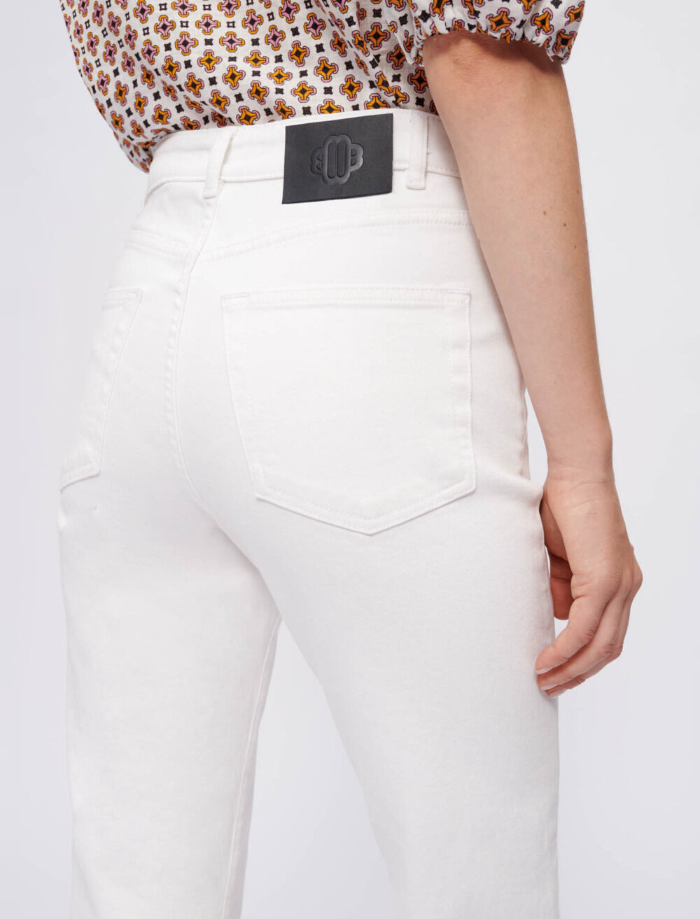 majeページ Embroidered floral shorts White For Women | Maje