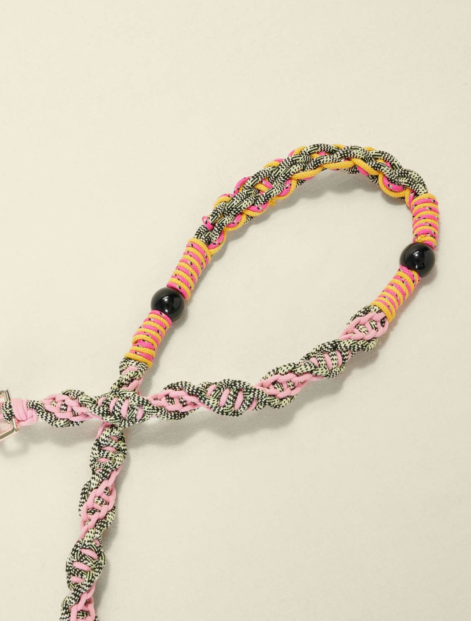 Braided shoulder strap