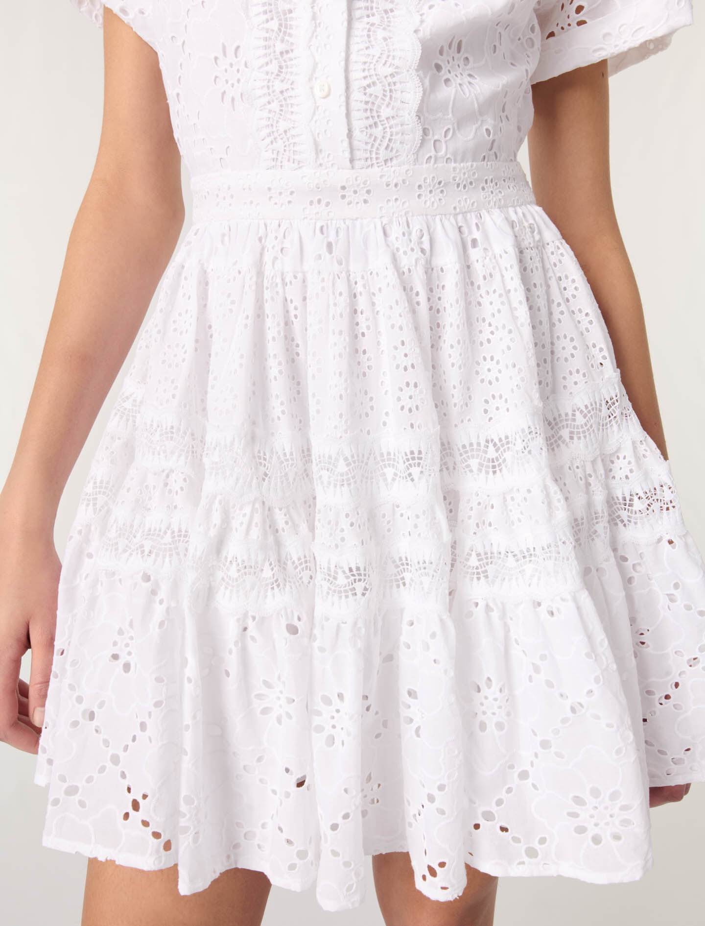MAJE [マージ] Broderie Anglaise Babydoll Dress Maje_MFPRO04119-10_F_1.jpg