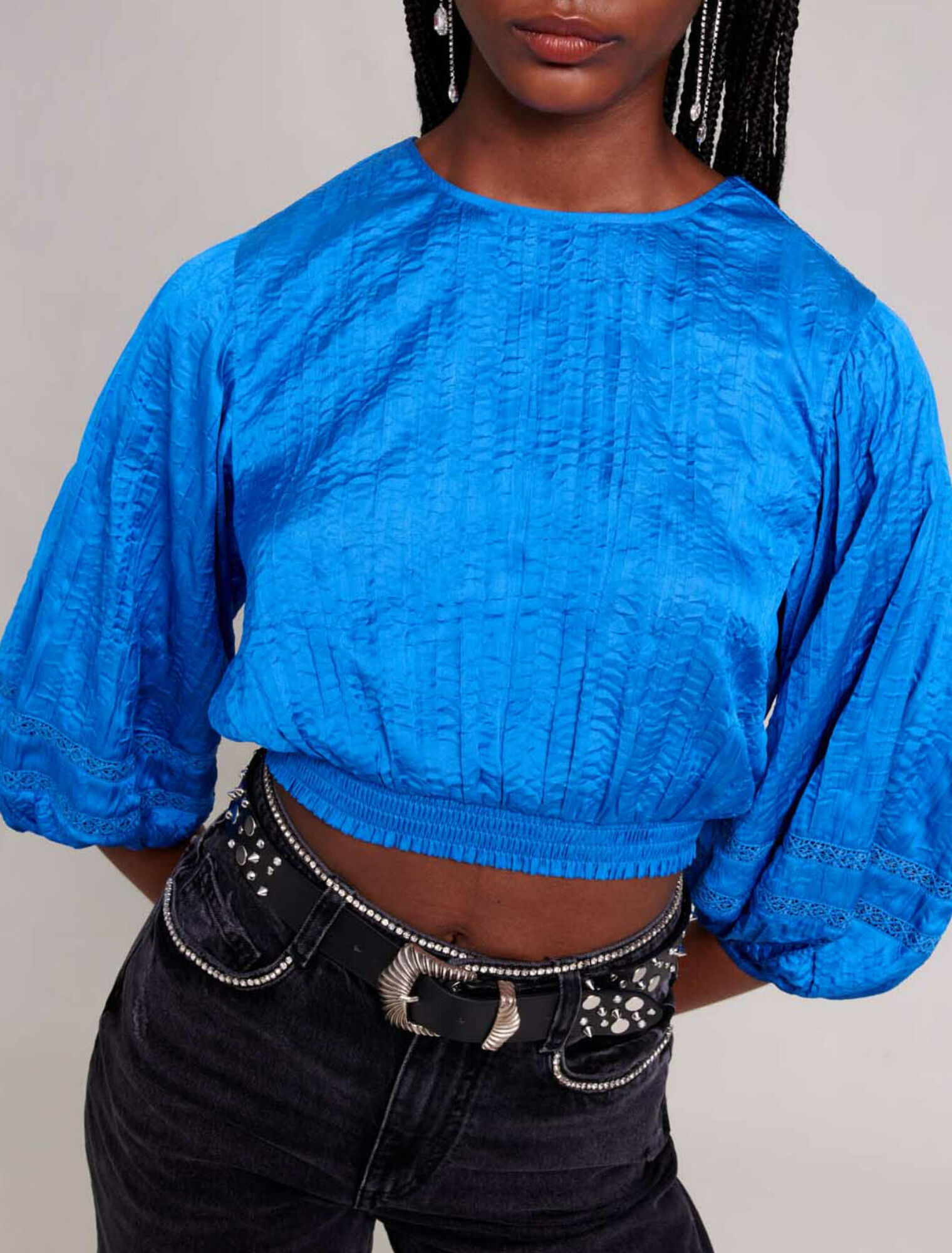 Satin top