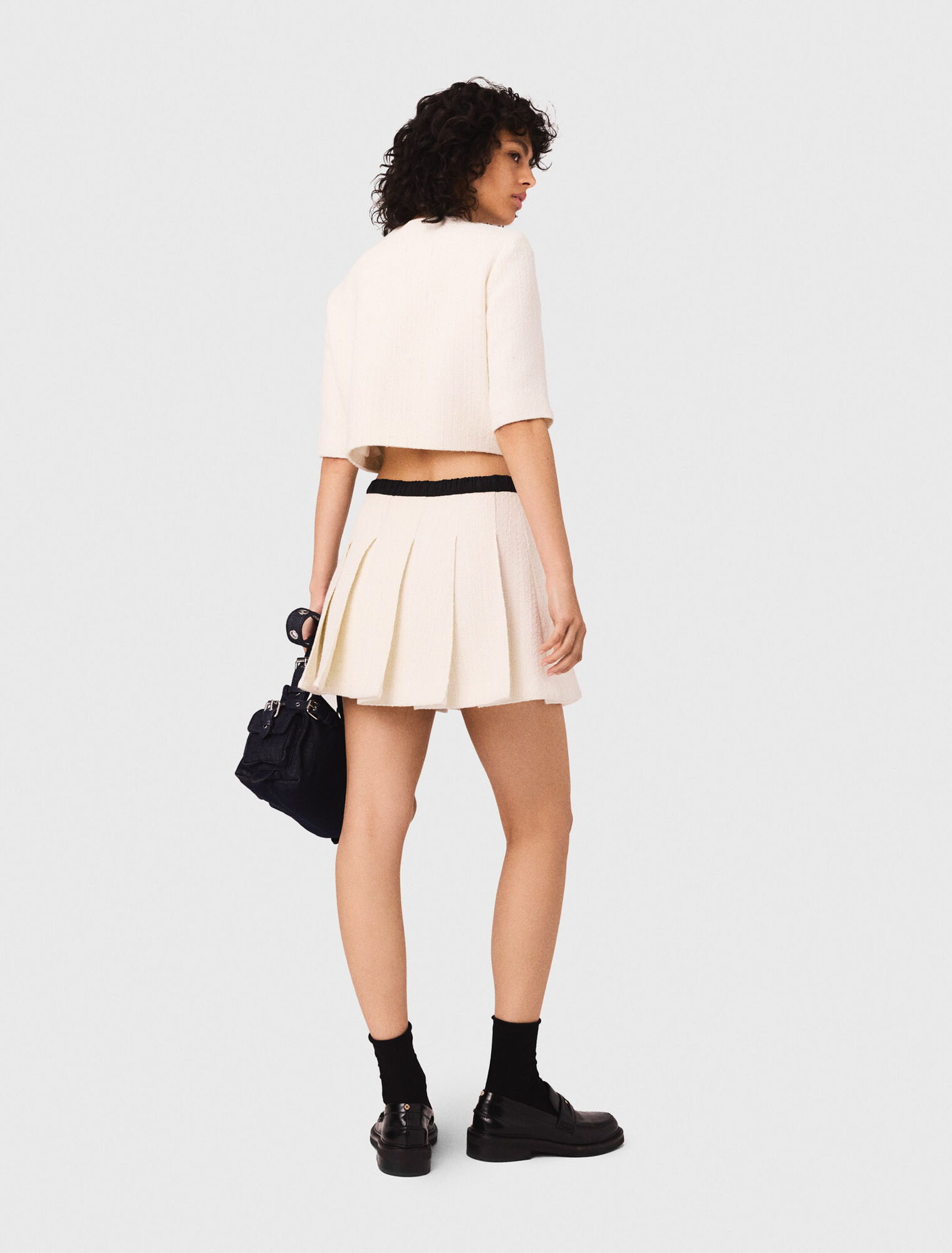 Tweed skort