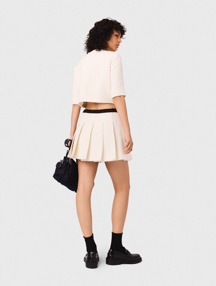 Tweed skort