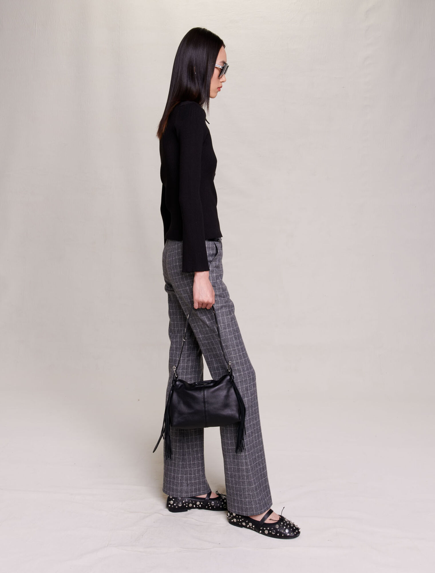 Knit polo jumper