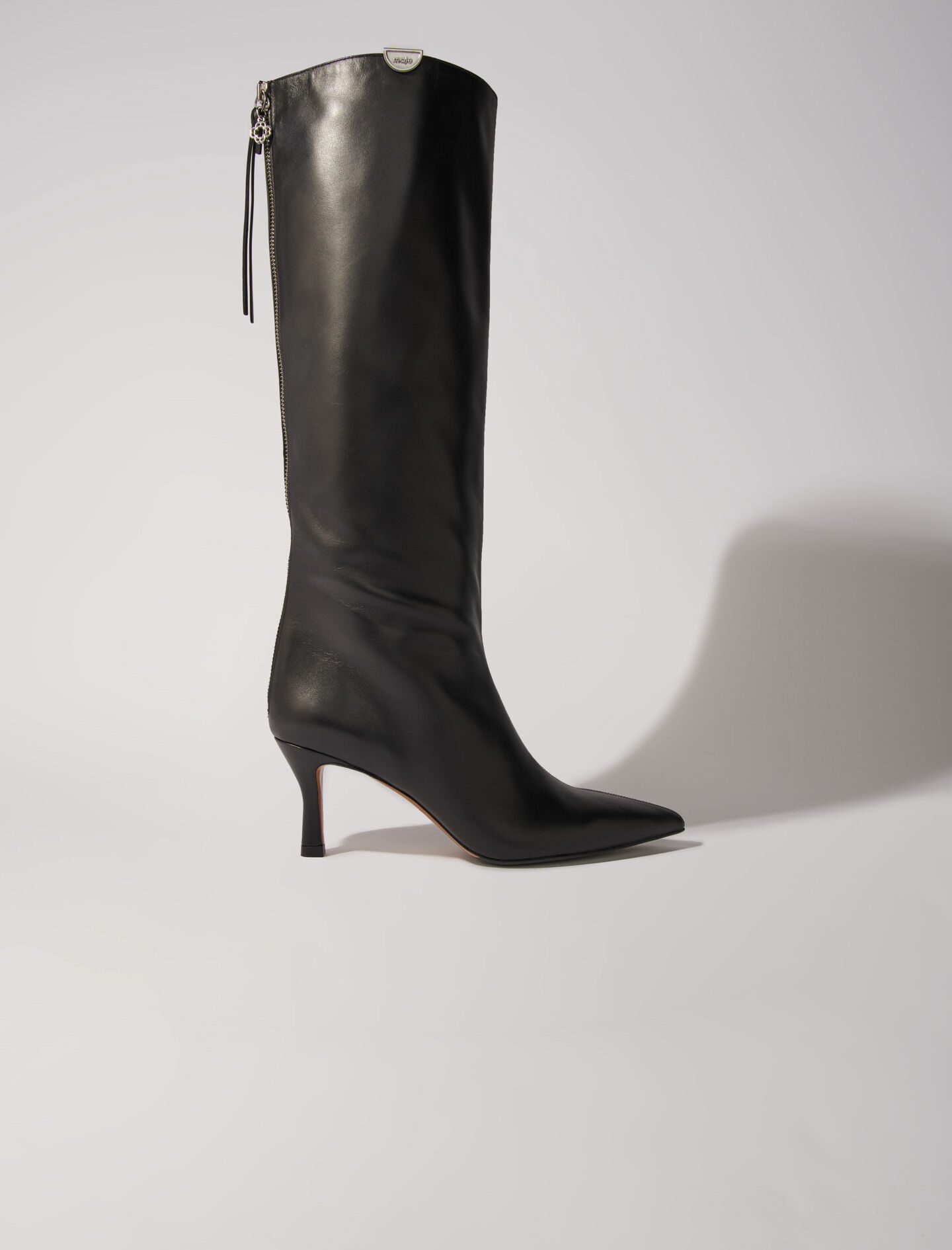 Maje leather boots store