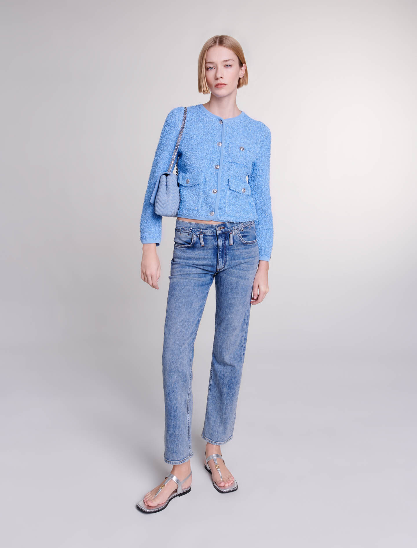 Maje knit cardigan hotsell