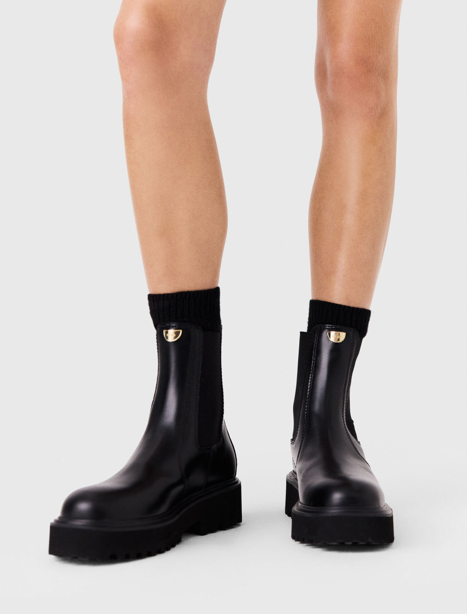 Leather Chelsea boots