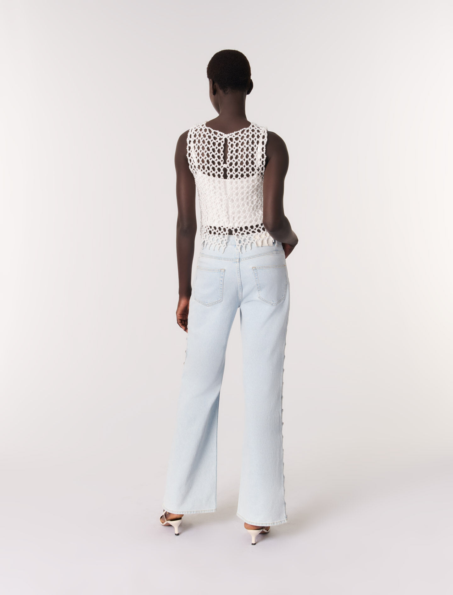 Beaded top - Tops | Maje
