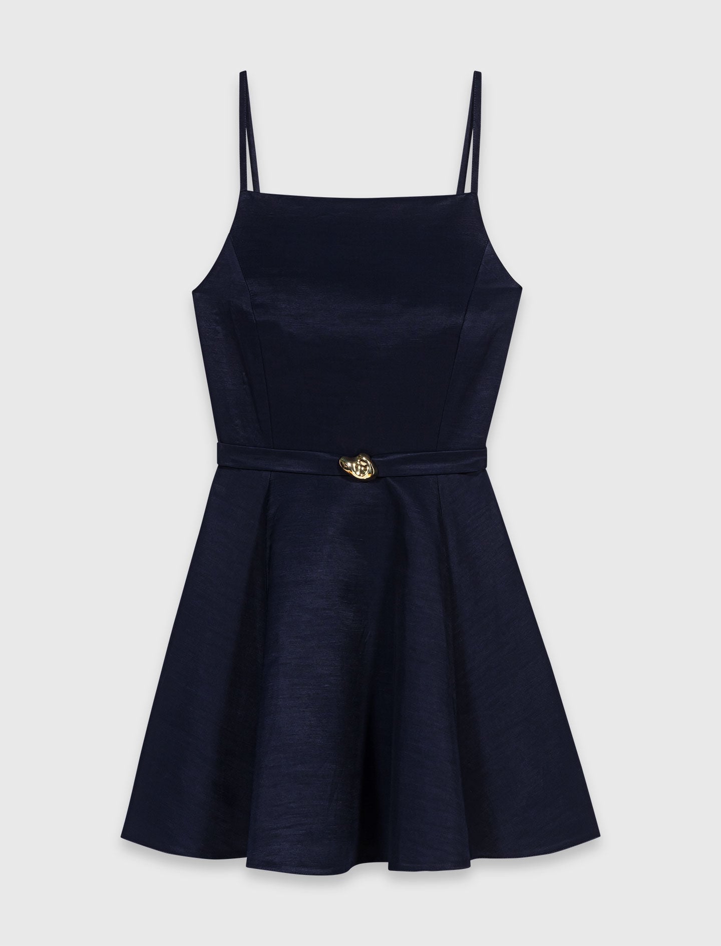 Flared dress with straps 6