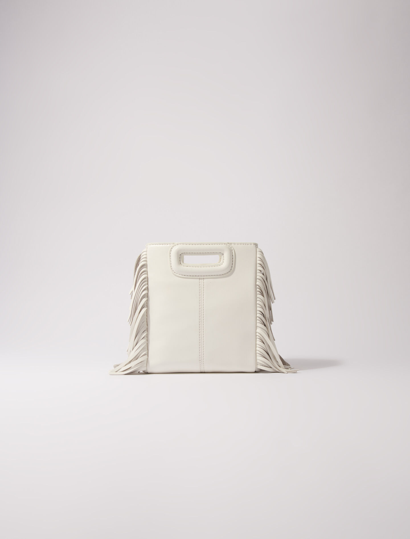 M mini leather bag with diamantes All the collection Maje
