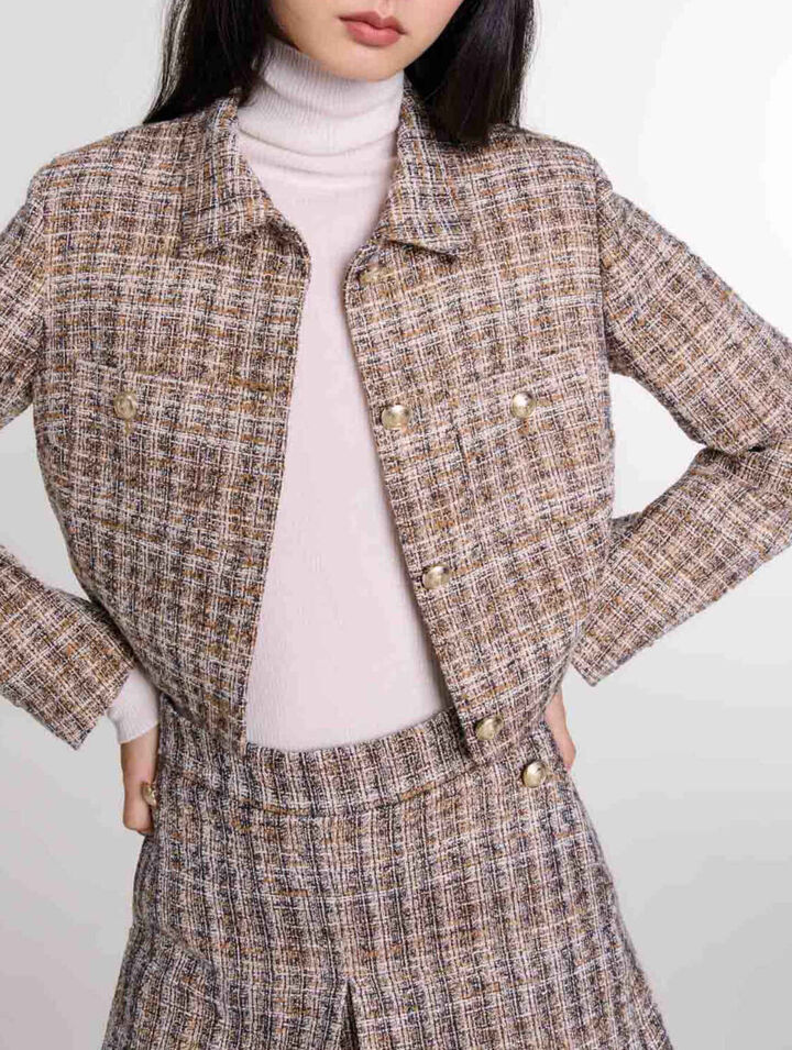 Short tweed jacket