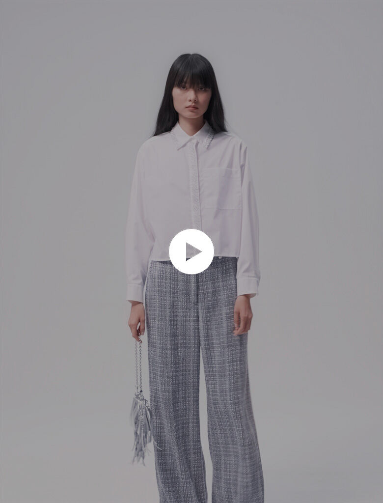Tweed trousers Trousers Jeans Maje