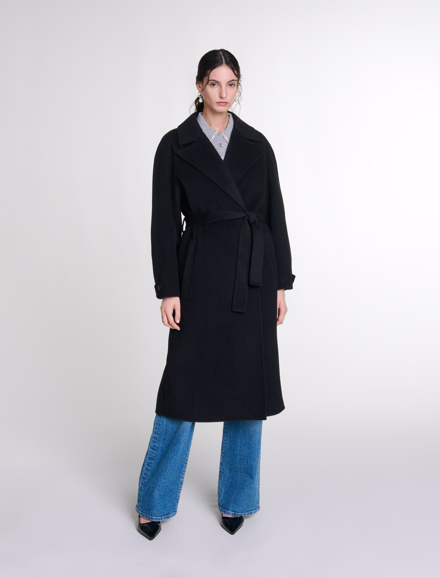 Women s Wool coats The Latest Styles Maje