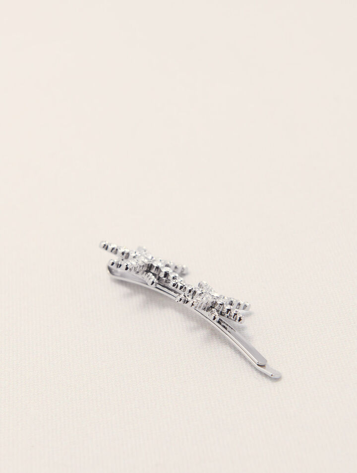 Star rhinestone barrette