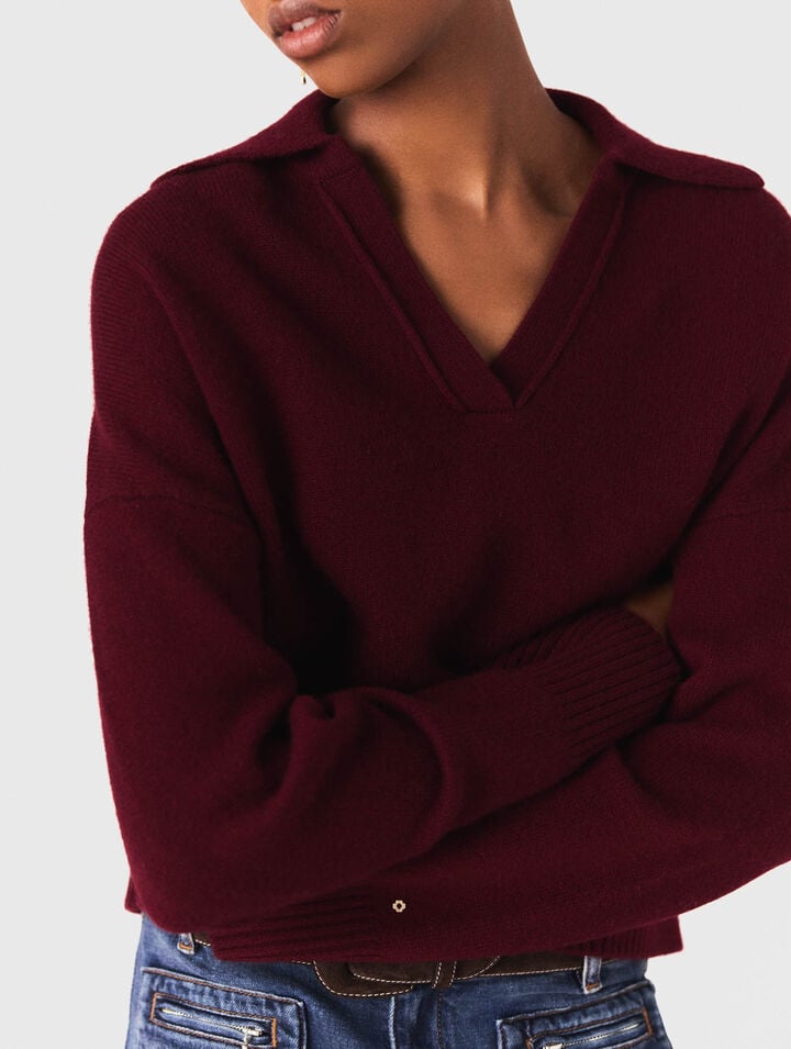 Wool-blend jumper