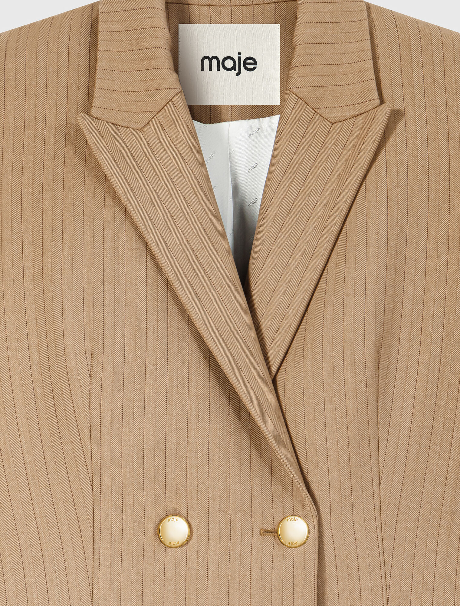 Double-breasted suit jacket