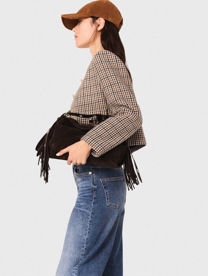 Suede Miss M bag