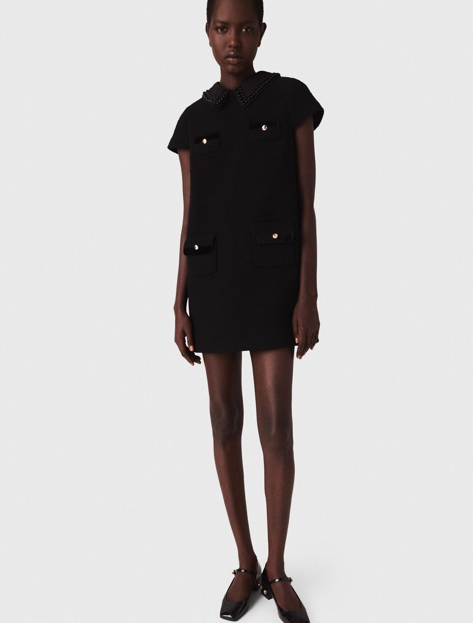 Short tweed dress